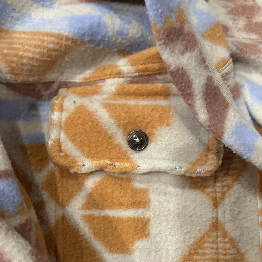 Free People Multicolor Patterned Jacket - image 4